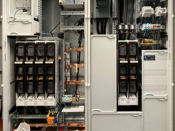 Innere einer Photovoltaikanlage